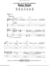 Cover icon of Baker Street sheet music for guitar (tablature) by Foo Fighters, intermediate skill level