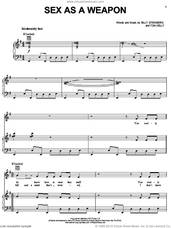 Cover icon of Sex As A Weapon sheet music for voice, piano or guitar by Pat Benatar, Billy Steinberg and Tom Kelly, intermediate skill level