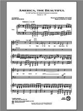 Cover icon of America, The Beautiful sheet music for choir (SAB: soprano, alto, bass) by Rollo Dilworth, Katherine Lee Bates and Samuel Augustus Ward, intermediate skill level