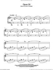 Cover icon of Opus 35 sheet music for piano solo by Dustin O'Halloran, classical score, intermediate skill level