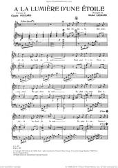 Cover icon of A La Lumiere D'une Etoile sheet music for voice and piano by Claude Nougaro and Michel LeGrand, intermediate skill level