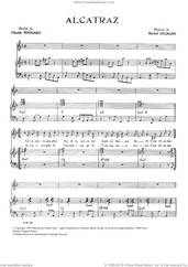 Cover icon of Alcatraz sheet music for voice and piano by Claude Nougaro and Michel LeGrand, intermediate skill level