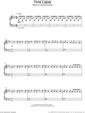 Cover icon of Time Lapse sheet music for piano solo by Ludovico Einaudi, classical score, intermediate skill level