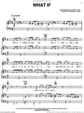Cover icon of What If sheet music for voice, piano or guitar by Jadon Lavik, Adam Watts and Andy Dodd, intermediate skill level