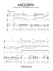 Cover icon of Keep On Shinin' sheet music for guitar (tablature) by Third Day, Brad Avery, David Carr, Mac Powell, Mark Lee and Tai Anderson, intermediate skill level