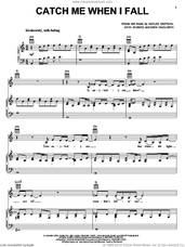 Cover icon of Catch Me When I Fall sheet music for voice, piano or guitar by Ashlee Simpson, John Shanks and Kara DioGuardi, intermediate skill level