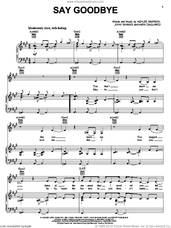 Cover icon of Say Goodbye sheet music for voice, piano or guitar by Ashlee Simpson, John Shanks and Kara DioGuardi, intermediate skill level