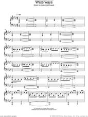 Cover icon of Waterways sheet music for piano solo by Ludovico Einaudi, classical score, intermediate skill level