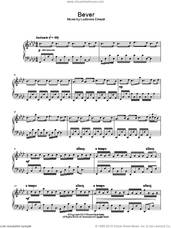 Cover icon of Bever sheet music for piano solo by Ludovico Einaudi, classical score, intermediate skill level