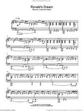 Cover icon of Ronald's Dream sheet music for piano solo by Ludovico Einaudi, classical score, intermediate skill level