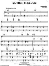 Cover icon of Mother Freedom sheet music for voice, piano or guitar by Bread and David Gates, intermediate skill level
