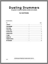Cover icon of Dueling Drummers sheet music for percussions by Smales, classical score, intermediate skill level
