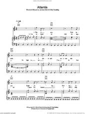 Cover icon of Atlantis sheet music for voice, piano or guitar by Ellie Goulding and James Eliot, intermediate skill level