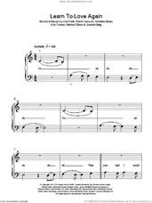 Cover icon of Learn To Love Again sheet music for piano solo by LAWSON, Andrew Brown, Carl Falk, Eric Turner, Joakim Berg, Michel Zitron and Rami, easy skill level