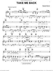 Cover icon of Take Me Back sheet music for voice, piano or guitar by Andrae Crouch and Andrae Crouch, intermediate skill level