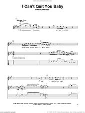 Cover icon of I Can't Quit You Baby sheet music for guitar (tablature, play-along) by Led Zeppelin and Willie Dixon, intermediate skill level