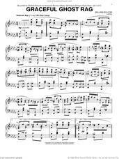 Cover icon of Graceful Ghost Rag sheet music for piano solo by William Bolcom, intermediate skill level