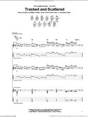 Cover icon of Trashed And Scattered sheet music for guitar (tablature) by Avenged Sevenfold, Brian Haner, Jr., James Sullivan, Matthew Sanders and Zachary Baker, intermediate skill level