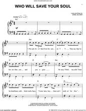 Cover icon of Who Will Save Your Soul sheet music for piano solo by Jewel, easy skill level