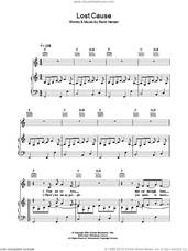 Cover icon of Lost Cause sheet music for voice, piano or guitar by Beck Hansen, intermediate skill level