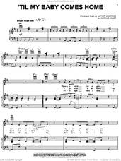 Cover icon of 'Til My Baby Comes Home sheet music for voice, piano or guitar by Luther Vandross and Marcus Miller, intermediate skill level