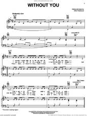 Cover icon of Without You sheet music for voice, piano or guitar by Kirk Franklin, intermediate skill level