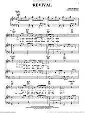 Cover icon of Revival sheet music for voice, piano or guitar by Gretchen Peters and Jimmy LaFave, intermediate skill level