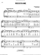 Cover icon of Rock'n Me sheet music for piano solo by Steve Miller Band and Steve Miller, easy skill level