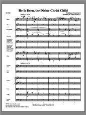 Cover icon of He Is Born, the Divine Christ Child (COMPLETE) sheet music for orchestra/band (chamber ensemble) by John Leavitt, intermediate skill level