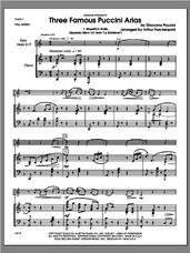 Cover icon of Three Famous Puccini Arias (COMPLETE) sheet music for horn and piano by Giacomo Puccini and Steve Frackenpohl, classical score, intermediate skill level