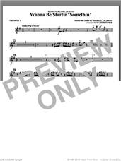 Cover icon of Wanna Be Startin' Something (complete set of parts) sheet music for orchestra/band by Mark Brymer, Glee Gast and Michael Jackson, intermediate skill level