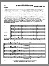 Cover icon of Canton Landscape (COMPLETE) sheet music for wind quintet by Wang, classical score, intermediate skill level