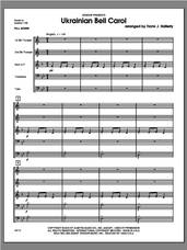 Cover icon of Ukrainian Bell Carol (COMPLETE) sheet music for brass quintet by Frank J. Halferty, classical score, intermediate skill level