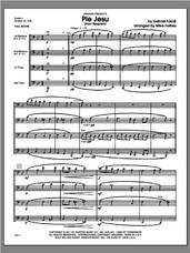 Cover icon of Pie Jesu (from Requiem) (COMPLETE) sheet music for baritone and tuba trio by Gabriel Faure and Michael Forbes, classical score, intermediate skill level