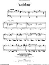 Cover icon of Komodo Dragon sheet music for piano solo by Thomas Newman, intermediate skill level