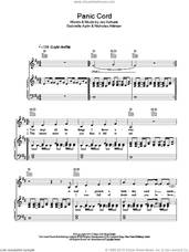 Cover icon of Panic Cord sheet music for voice, piano or guitar by Gabrielle Aplin, Jez Ashurst and Nicholas Atkinson, intermediate skill level