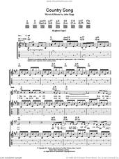 Cover icon of Country Song sheet music for guitar (tablature) by Jake Bugg, intermediate skill level