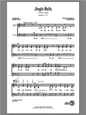 Cover icon of Jingle Bells sheet music for choir (SAB: soprano, alto, bass) by Kirby Shaw, intermediate skill level