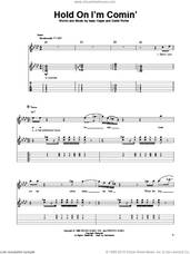 Cover icon of Hold On I'm Comin' sheet music for guitar (tablature, play-along) by B.B. King & Eric Clapton, David Porter, Isaac Hayes and Sam & Dave, intermediate skill level