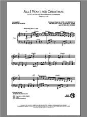 Cover icon of All I Want For Christmas sheet music for choir (SSA: soprano, alto) by Rollo Dilworth, intermediate skill level