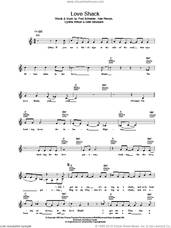 Cover icon of Love Shack sheet music for voice and other instruments (fake book) by The B-52's, Cynthia Wilson, Fred Schneider, Kate Pierson and Keith Strickland, intermediate skill level