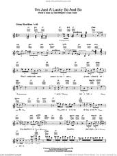 Cover icon of I'm Just A Lucky So And So sheet music for voice and other instruments (fake book) by Diana Krall, Duke Ellington and Mack David, intermediate skill level