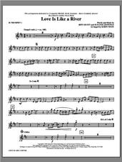 Cover icon of Love Is Like a River (complete set of parts) sheet music for orchestra/band by Kirby Shaw, intermediate skill level