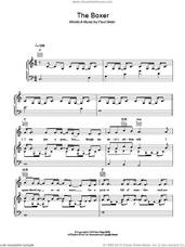 Cover icon of The Boxer sheet music for voice, piano or guitar by Mumford & Sons and Paul Simon, intermediate skill level