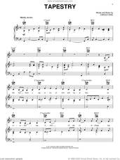 Cover icon of Tapestry sheet music for voice, piano or guitar by Carole King, intermediate skill level