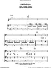 Cover icon of Be My Baby sheet music for voice, piano or guitar by Michael Buble, Ellie Greenwich and Jeff Barry, intermediate skill level