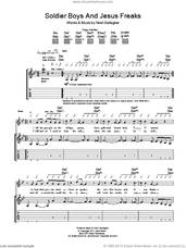 Cover icon of Soldier Boys And Jesus Freaks sheet music for guitar (tablature) by Noel Gallagher's High Flying Birds and Noel Gallagher, intermediate skill level