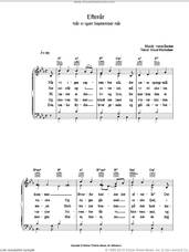 Cover icon of Efterar sheet music for voice, piano or guitar by Irene Becker and Knud Michelsen, intermediate skill level