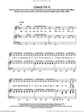 Cover icon of Check On It sheet music for voice, piano or guitar by Beyonce, Kasseem Dean, Kelendria Rowland, Mich Williams and Sean Garrett, intermediate skill level