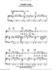 Cover icon of Golden Lady sheet music for voice, piano or guitar by Stevie Wonder, intermediate skill level